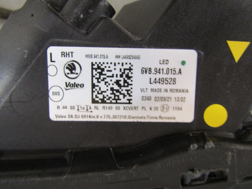 Prednji far SKODA FABIA IV 4 FULL LED LH lijevi 21- 6VB941015A