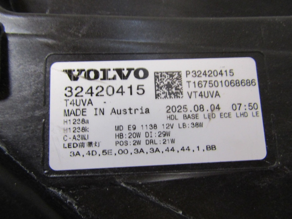 Prednji far VOLVO XC40 LIFT FULL LED BASE 22- LH lijevi 32420415