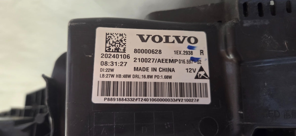 Prednji far LAMPA VOLVO EX30 FULL LED 23- RH desni 80000628