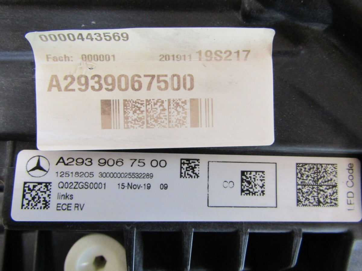 Prednji far MERCEDES EQC W293 FULL LED LH lijevi A2939067500 19-23