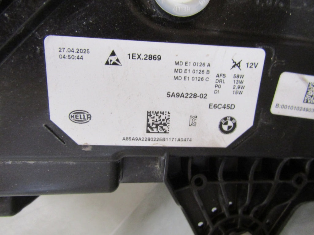 Prednji far BMW X1 U11 FULL LED 22- RH desni 5A9A228-02