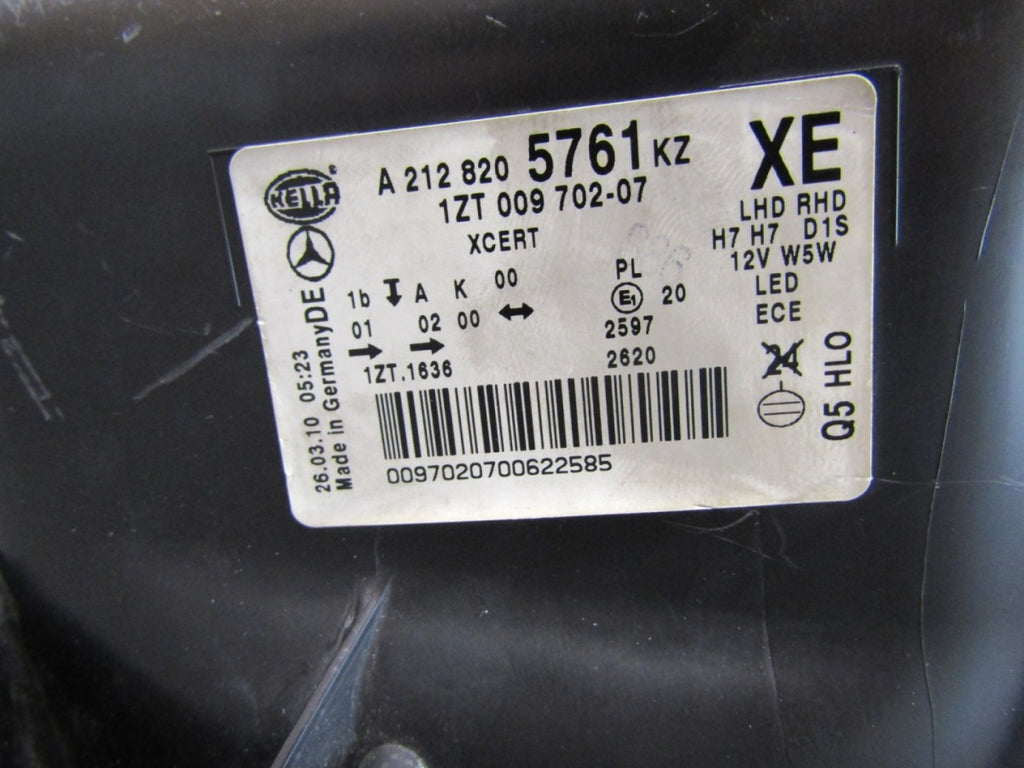Prednji far MERCEDES E klasa W212 xenon zakretni 09-12 LH A2128205761