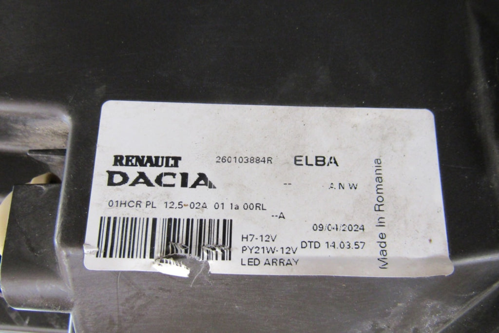 Prednji far Dacia Sandero III 3 Logan III 3 Jogger LED 20- RH desni 260103884R