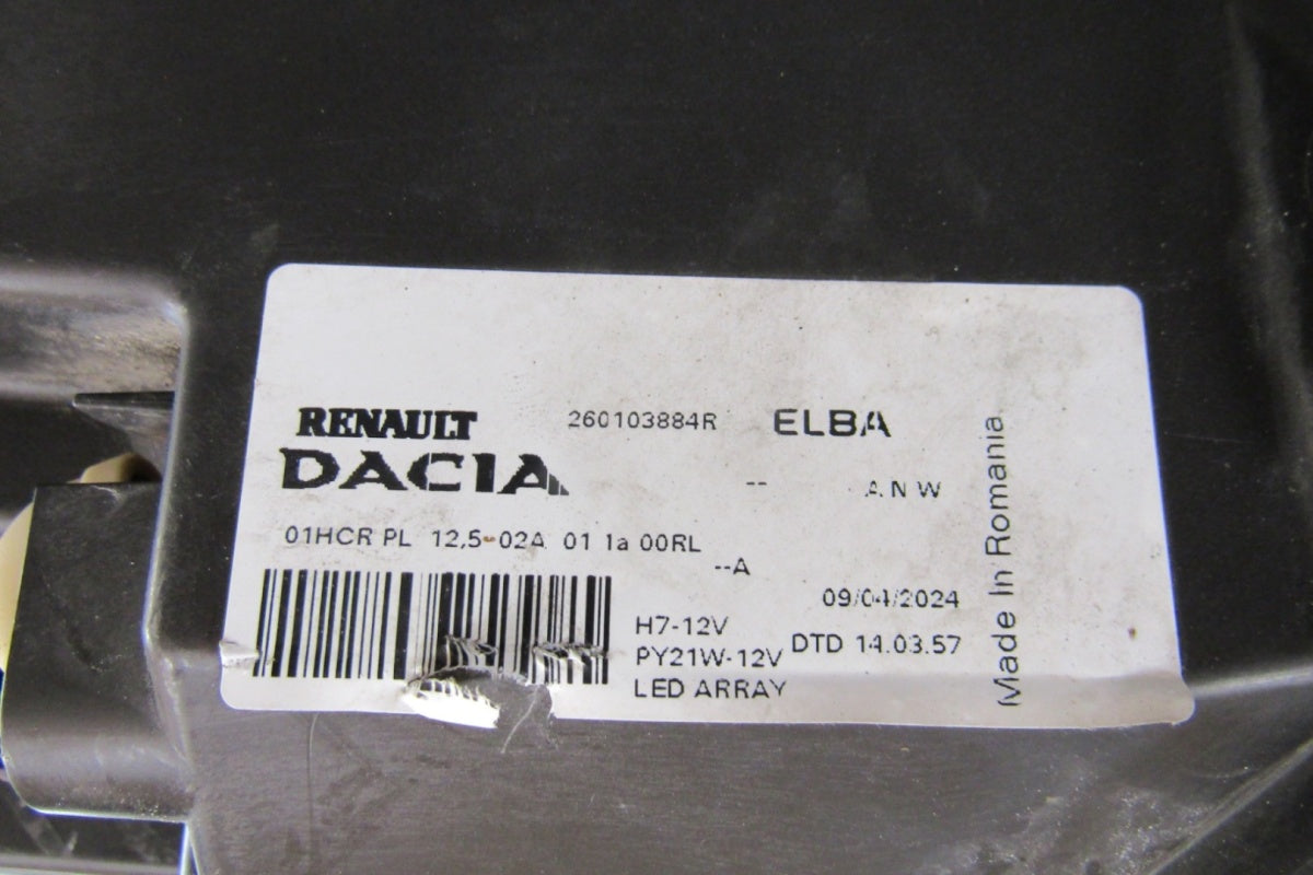 Prednji far Dacia Sandero III 3 Logan III 3 Jogger LED 20- RH desni 260103884R