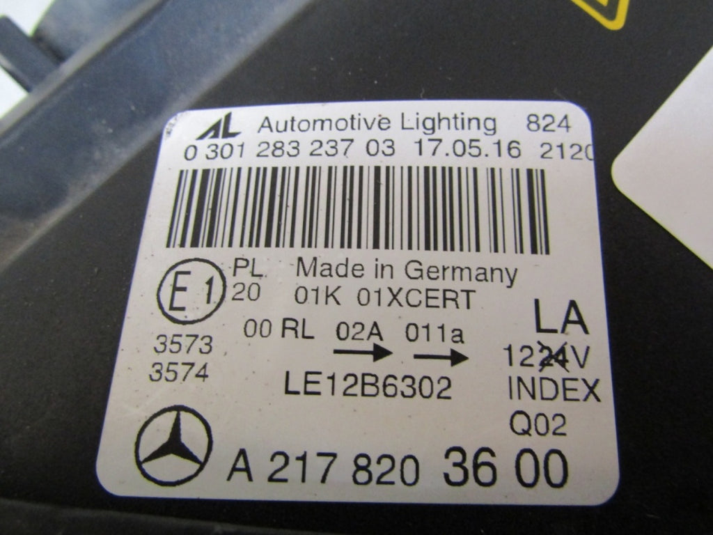 Prednji far MERCEDES S klasa ILS W217 SWAROVSKI LH lijevi A2178203600 14-20