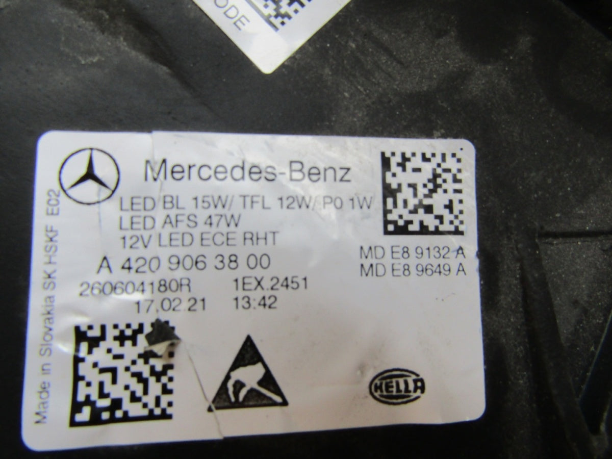 Prednji far MERCEDES CITAN 2 II W420 FULL LED HIGH PERFORMANCE 21- LH A4209063800