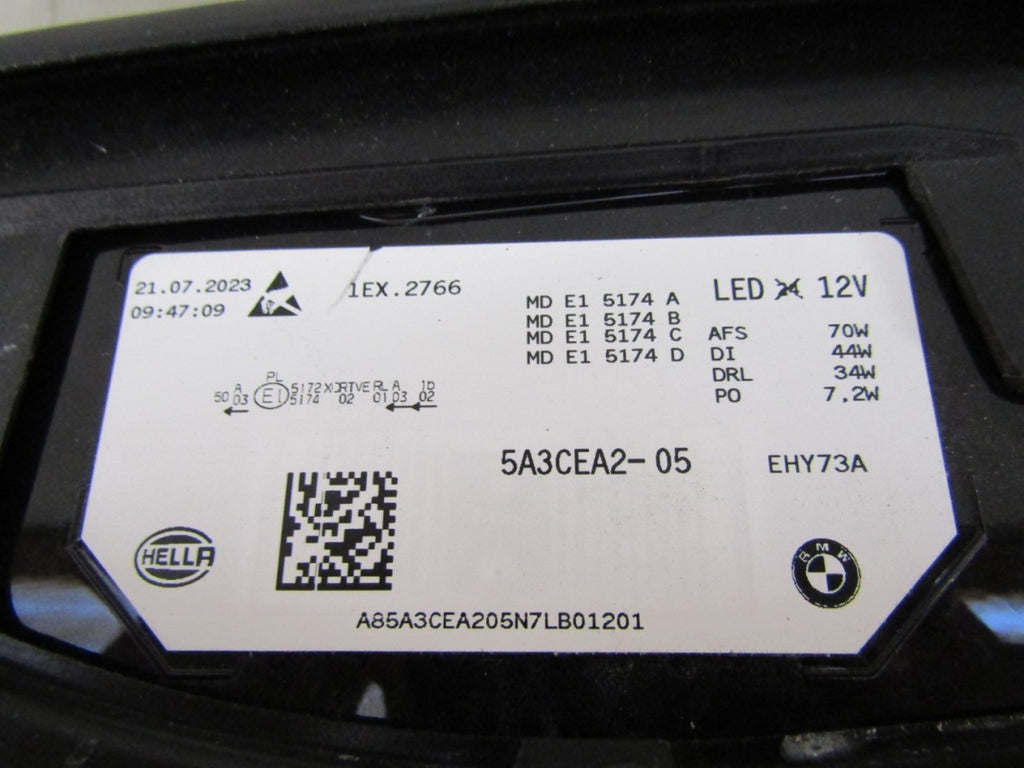 Prednji far BMW IX I20 LASER 21- RH desni 5A3CEA2