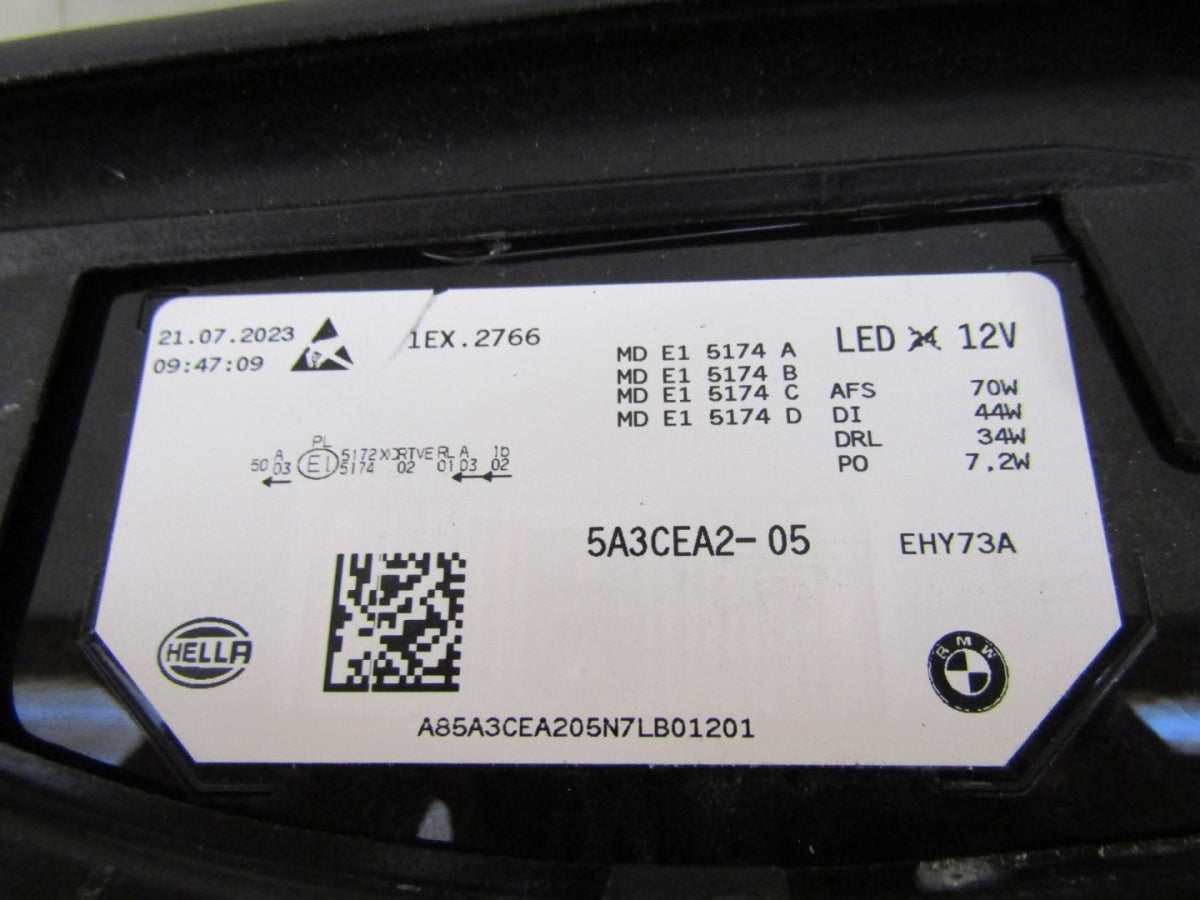 Prednji far BMW IX I20 LASER 21- RH desni 5A3CEA2