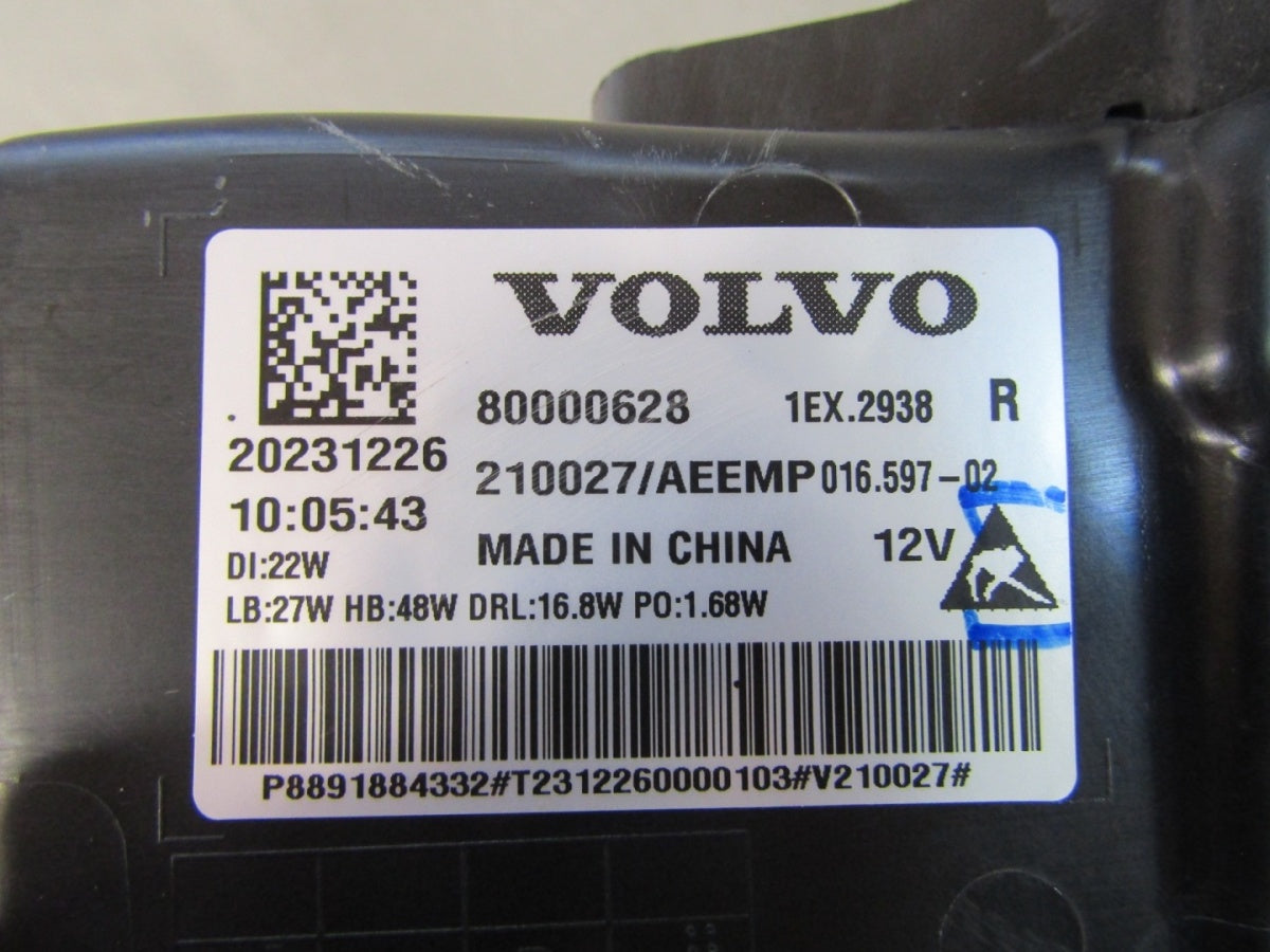 Prednji far LAMPA VOLVO EX30 EX-30 FULL LED 23- RH desni 80000628