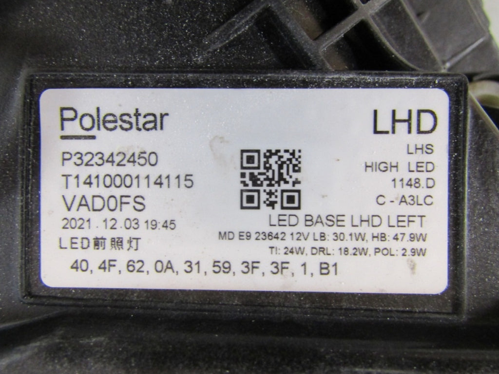 Prednji far POLESTAR II 2 FULL LED BASE 20- LH lijevi P32342450