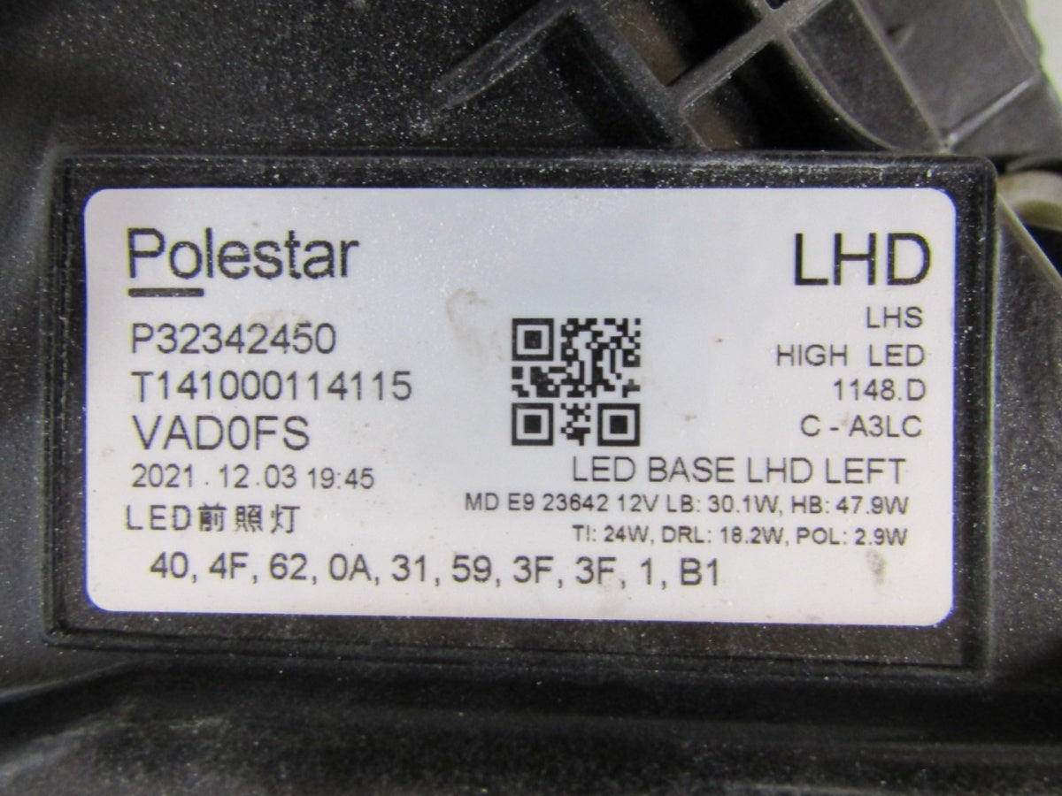 Prednji far POLESTAR II 2 FULL LED BASE 20- LH lijevi P32342450