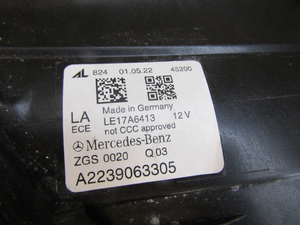 Prednji far MERCEDES S W223 FULL LED DIGITAL LIGHT LH lijevi 20- A2239063305