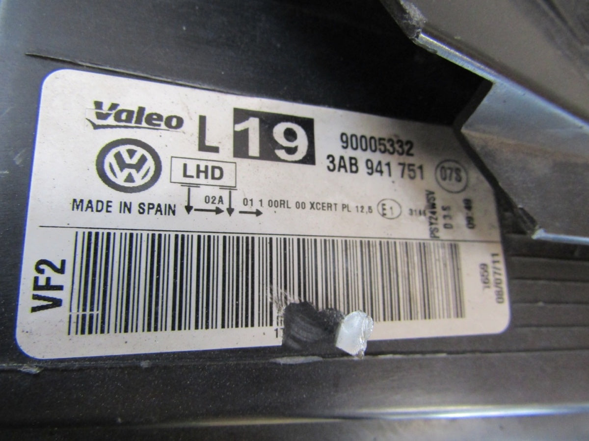 Prednji far VOLKSWAGEN PASSAT B7 xenon zakretni + LED 10-14 lijevi LH 3AB941751