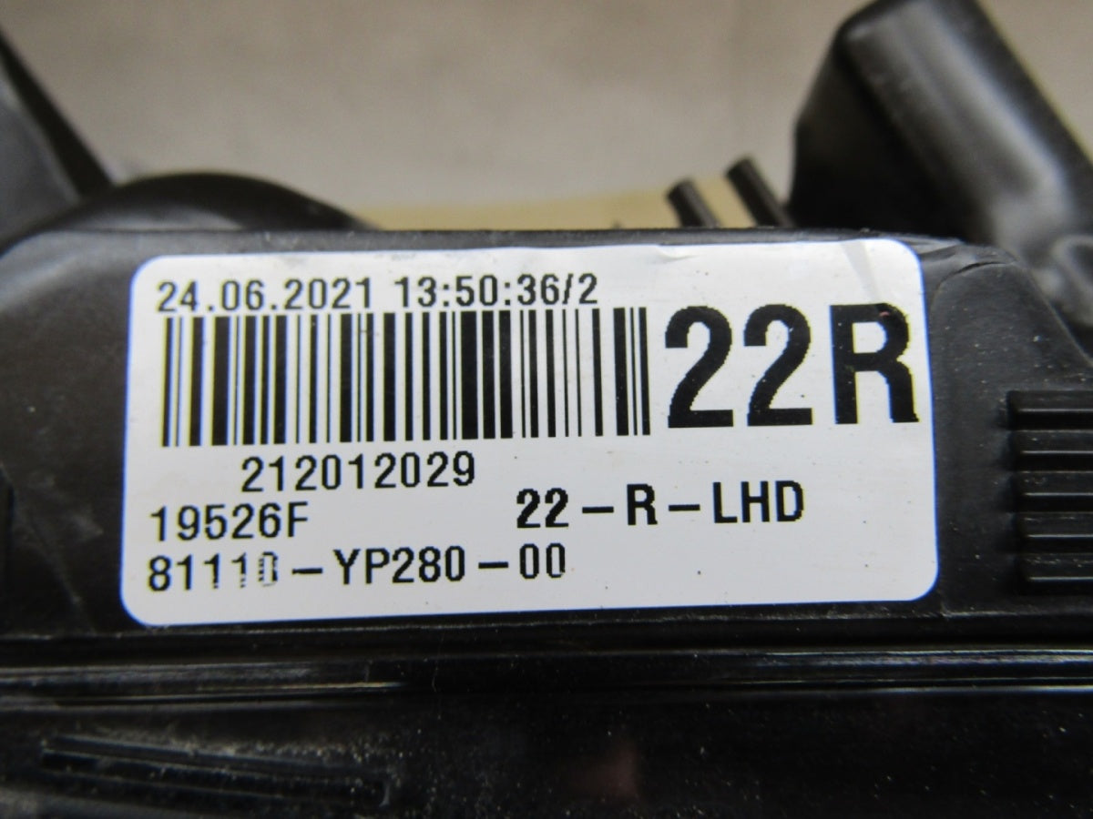 Prednji far TOYOTA CHR CH-R 1 I LIFT FULL LED 20-23 RH 81110-YP280-00