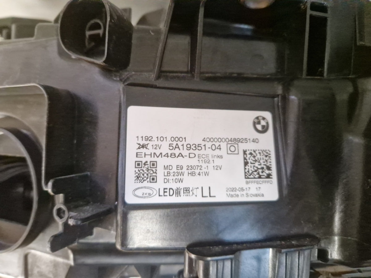 Prednji far BMW 4 G22 G23 G26 M3 G80 M4 G82 FULL LED lijevi LH 20- 5A19351-04