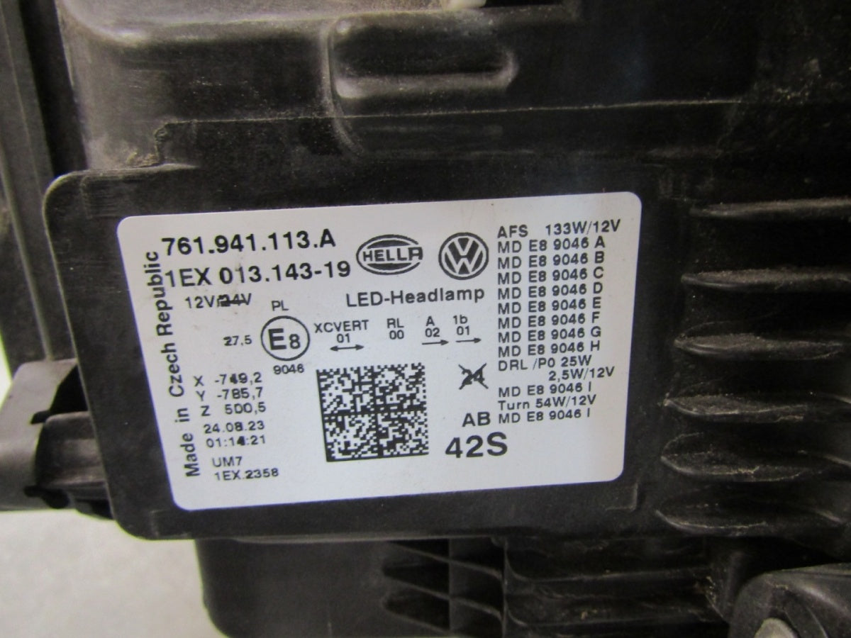 Prednji far VOLKSWAGEN TOUAREG 3 III 761 FULL LED 18-23 LH lijevi 761941113A