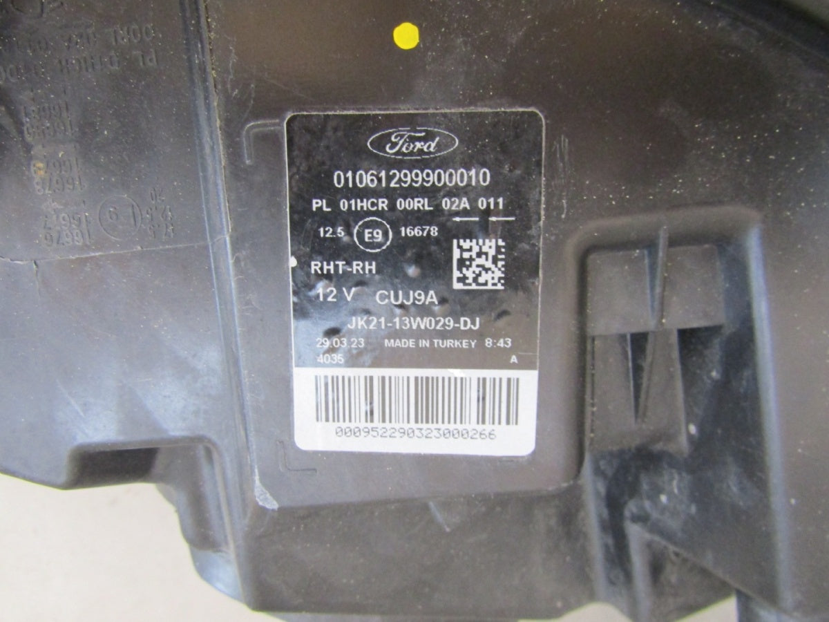 Prednji far FORD TRANSIT CUSTOM LIFT halogen sa sočivom Z LED 17-23 RH JK21-13W029-DJ