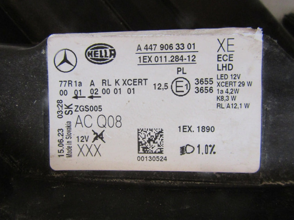 Prednji far MERCEDES V klasa W447 FULL LED ILS LIFT 19- RH A4479063301