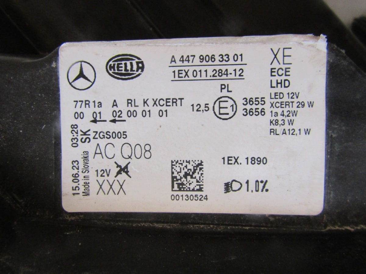 Prednji far MERCEDES V klasa W447 FULL LED ILS LIFT 19- RH A4479063301