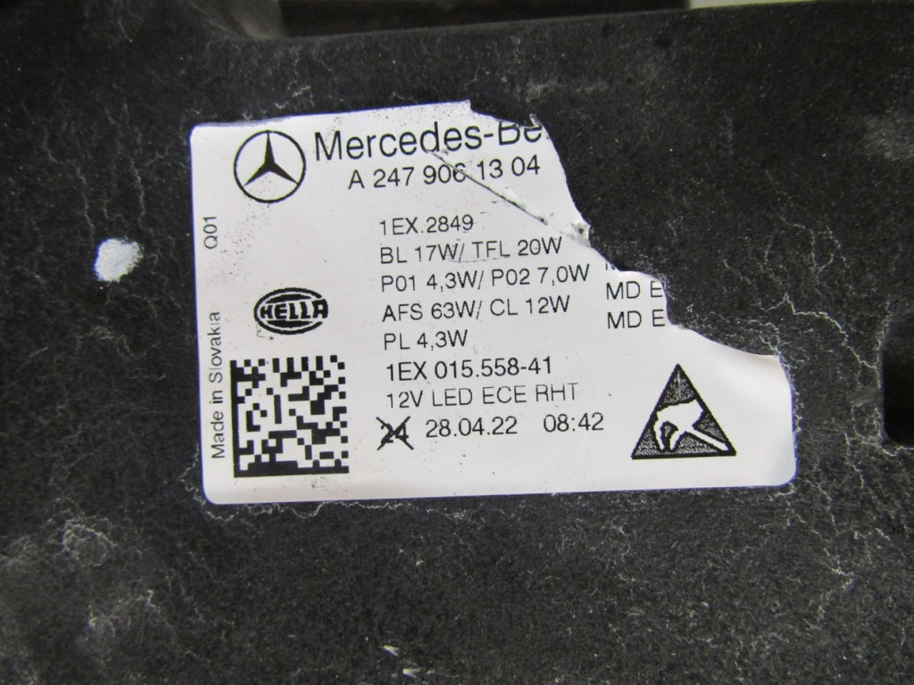 Prednji far MERCEDES B klasa W247 LIFT MULTIBEAM 23- LH A2479061304