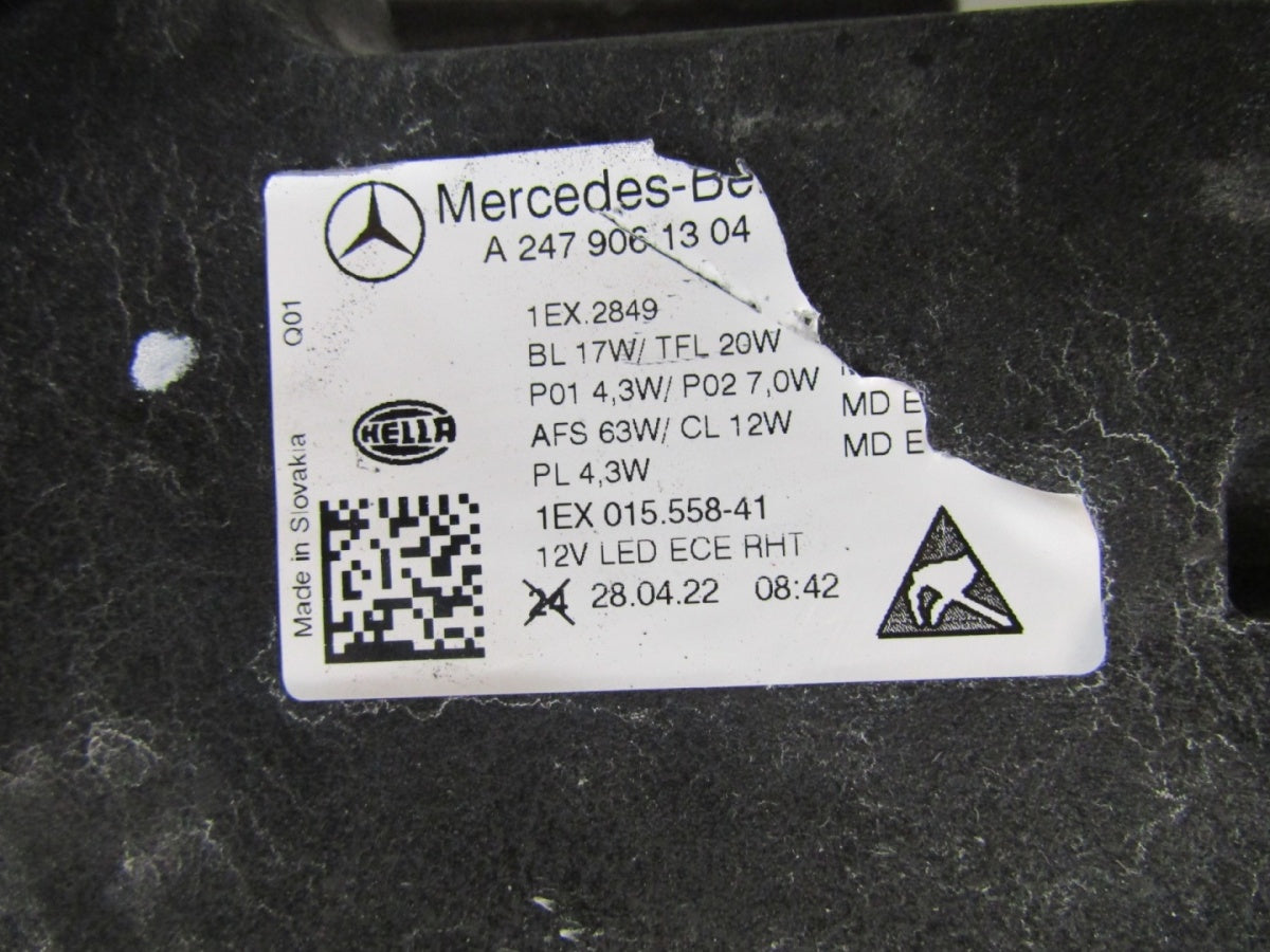 Prednji far MERCEDES B klasa W247 LIFT MULTIBEAM 23- LH A2479061304