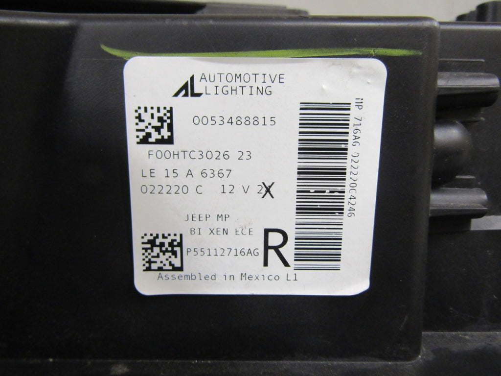 Prednji far JEEP COMPASS 2 II xenon nezakretni 16-20 RH desni 0053488815