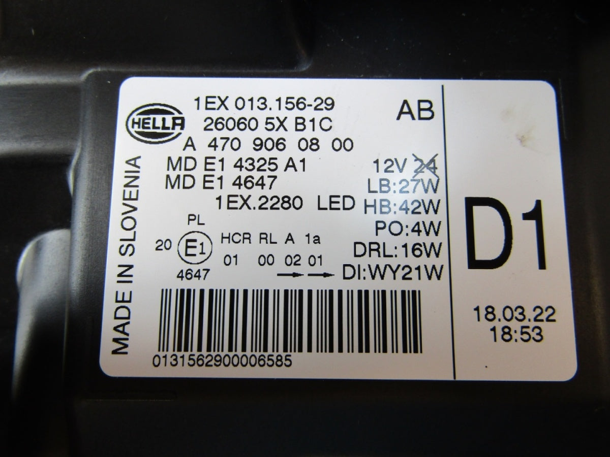 Prednji far MERCEDES X klasa W470 FULL LED HIGH PERFORMANCE LH lijevi 17-20 A4709060800