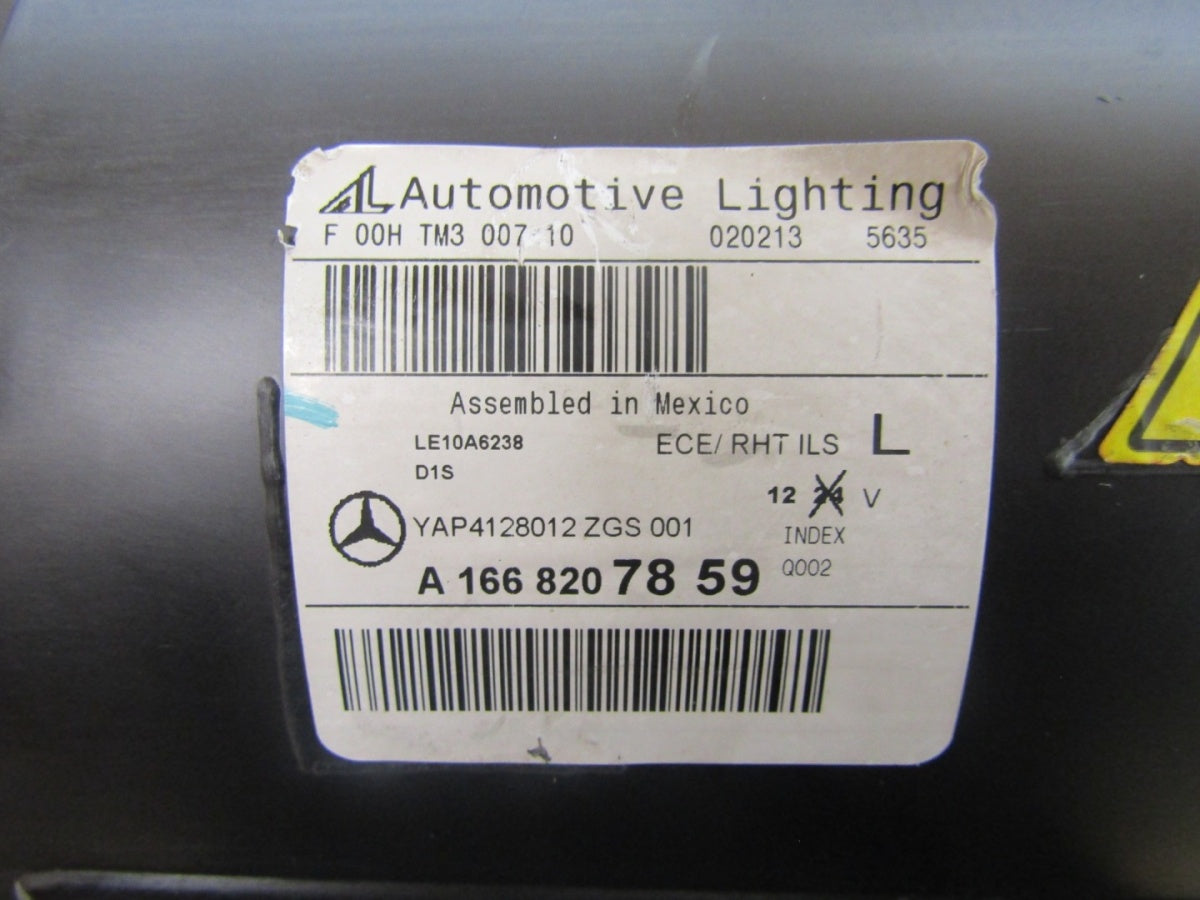 Prednji far MERCEDES ML W166 xenon zakretni 11-15 LH lijevi A1668207859