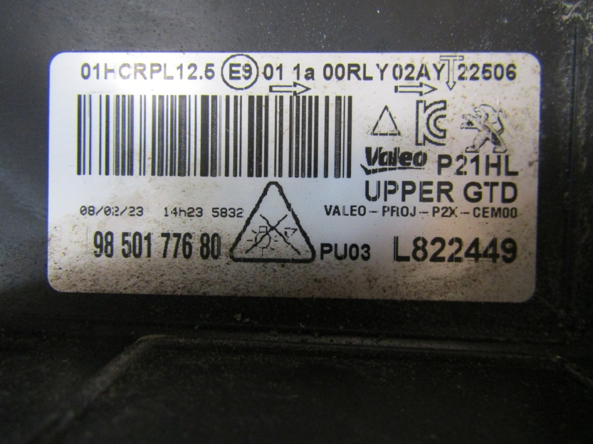Prednji far Peugeot 208 II 2008 II FULL LED 19-23 LH lijevi 9850177680