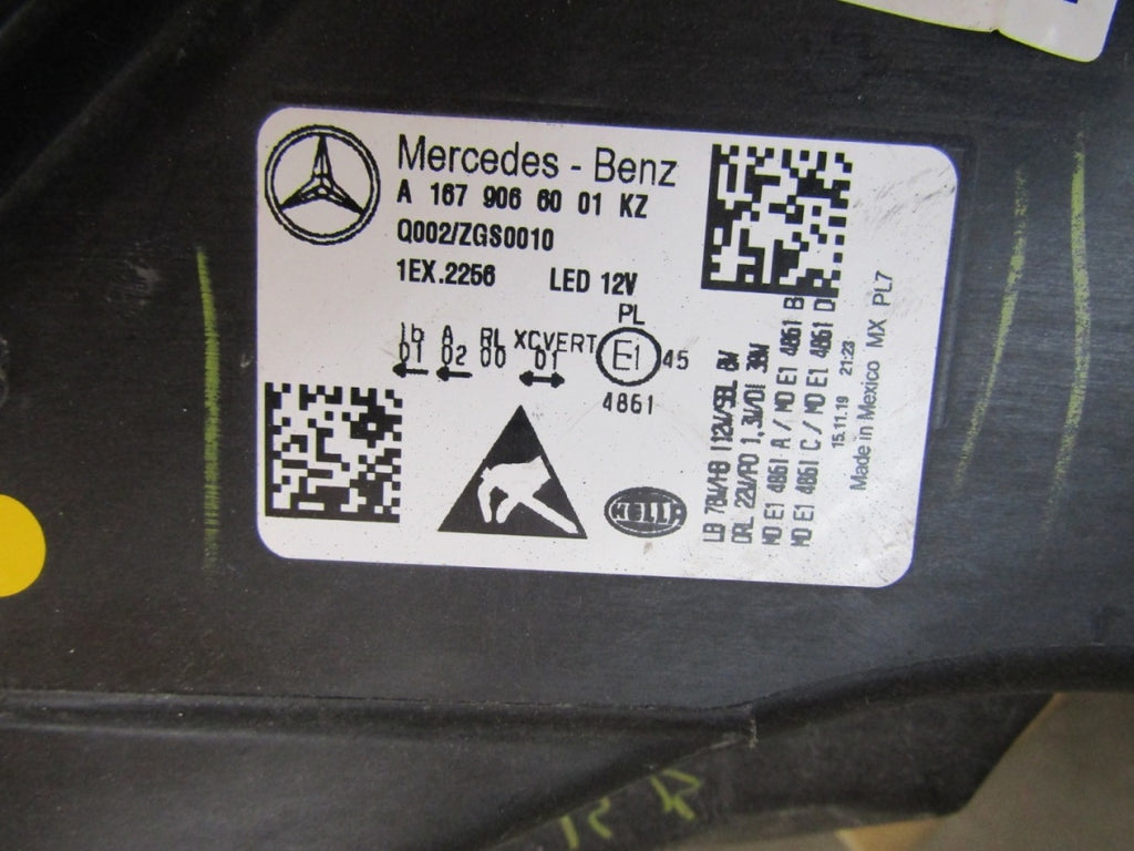 Prednji far MERCEDES GLS X167 W167 FULL LED MULTIBEAM RH desni 19- A1679066001