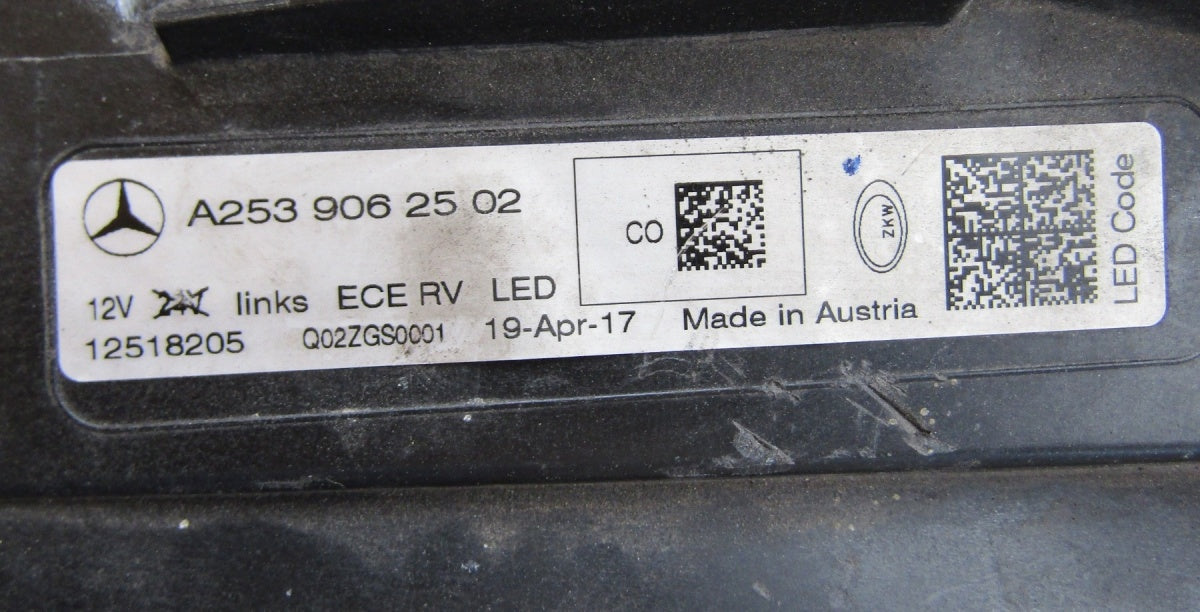 Prednji far MERCEDES GLC W253 HYBRID LED ILS 15-19 LH lijevi A2539062502