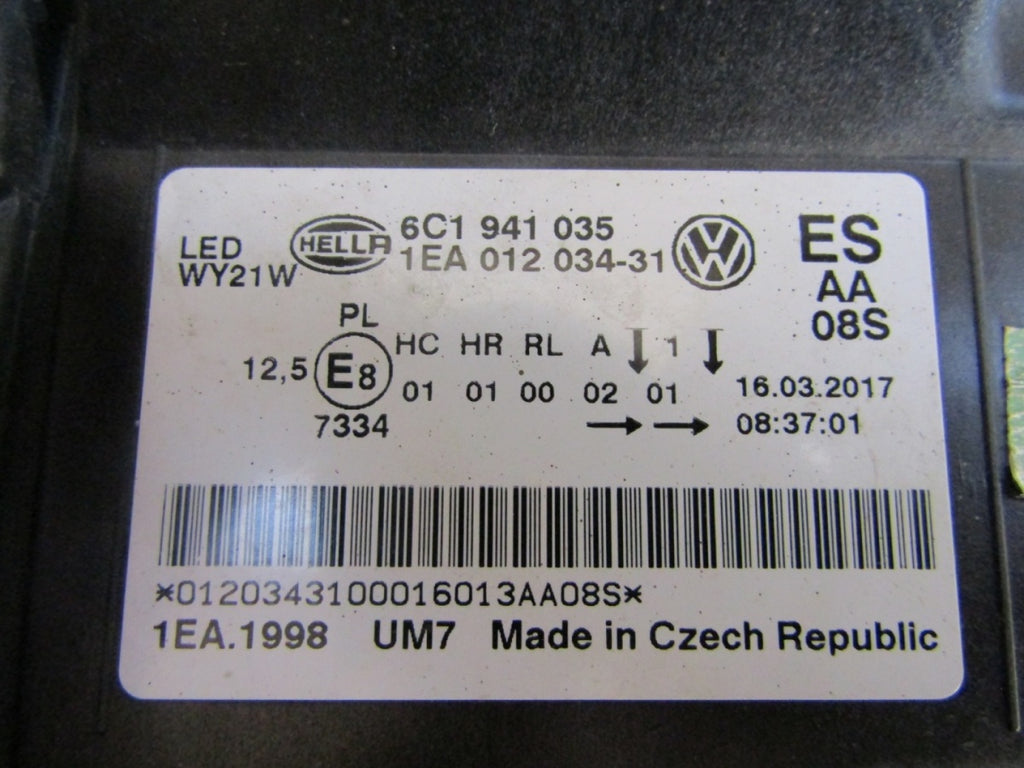 Prednji far VOLKSWAGEN POLO V 6C LIFT LED 14-17 LH lijevi 6C1941035
