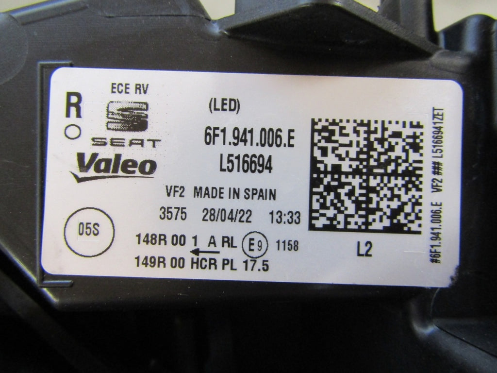 Prednji far Seat Ibiza V Arona Lift LED 21- RH desni 6F1941006E