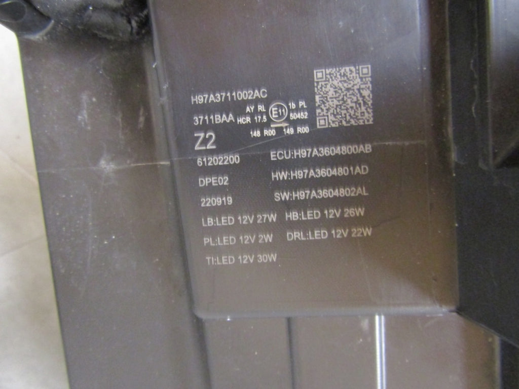 Prednji far Voyah Free FULL LED 21- RH desni 3711BAA
