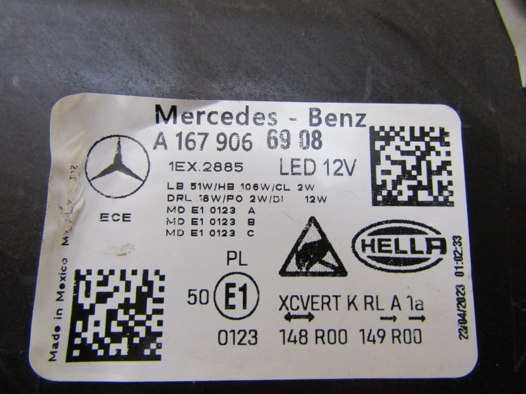 Prednji far Mercedes GLE W167 LIFT FULL LED MULTIBEAM 23- LH lijevi A1679066908