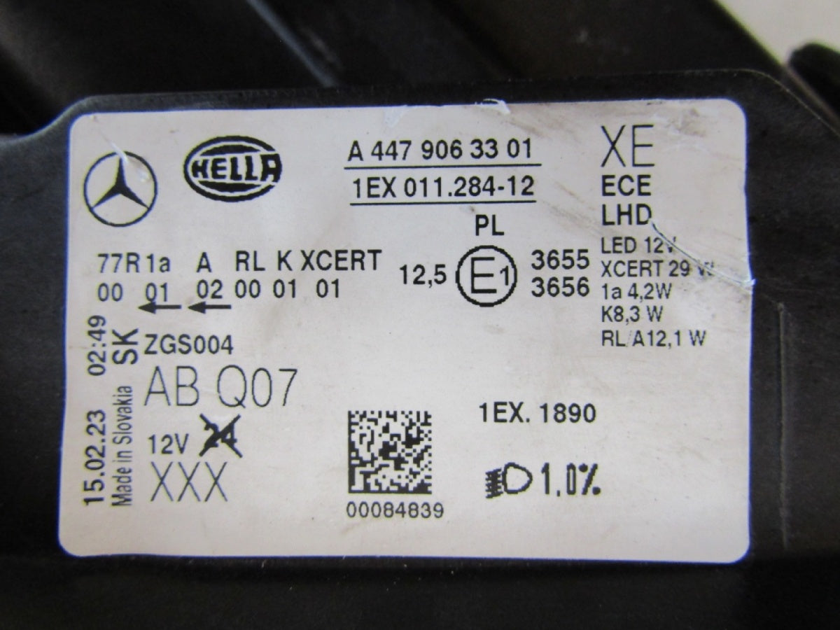 Prednji far MERCEDES V klasa W447 FULL LED ILS LIFT 19- RH A4479063301