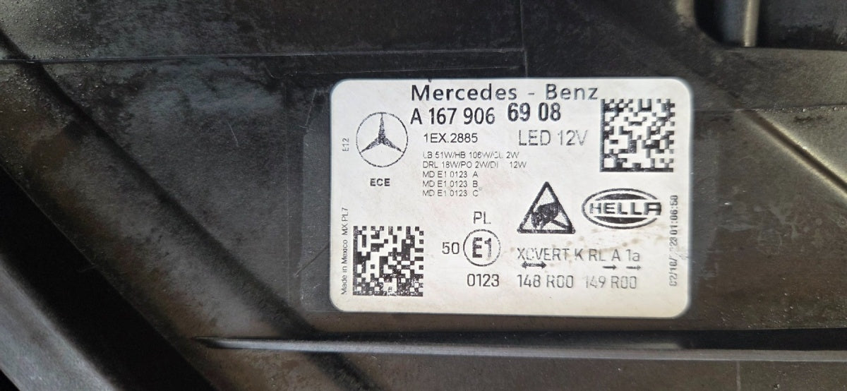 Prednji far Mercedes GLE W167 LIFT FULL LED MULTIBEAM 23- LH lijevi A1679066908