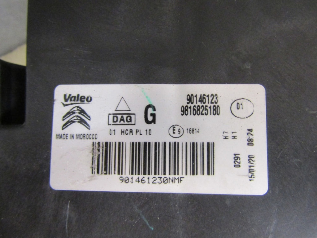 Prednji far CITROEN BERLINGO III MULTISPACE halogen lijevi LH 18-23 9816825180