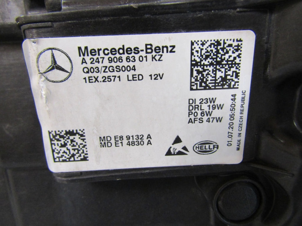 Prednji far MERCEDES GLA W247 FULL LED PERFORMANCE 19-23 LH A2479066301