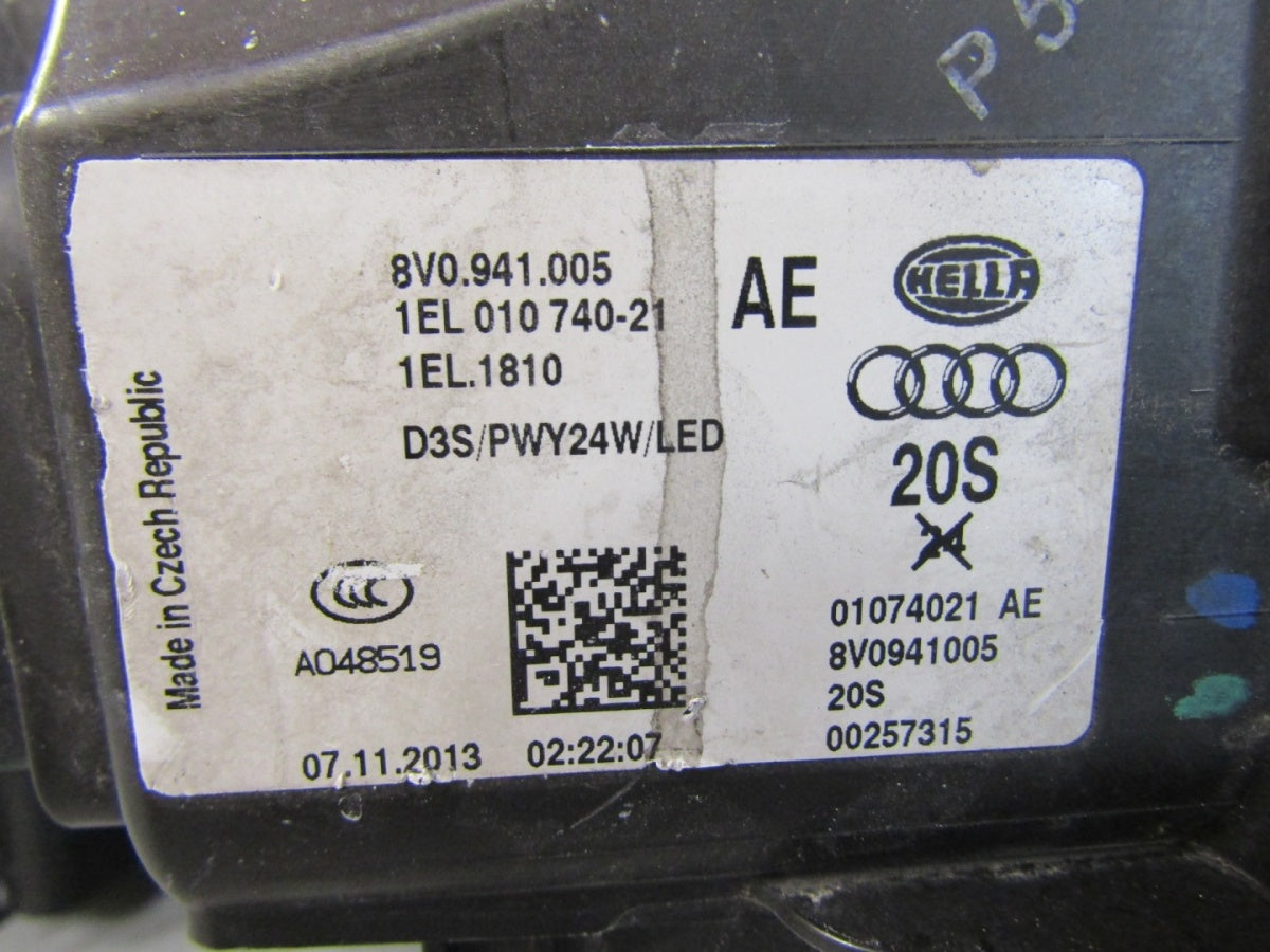 Prednji far AUDI A3 8V0 8V xenon nezakretni 12-16 LH lijevi 8V0941005