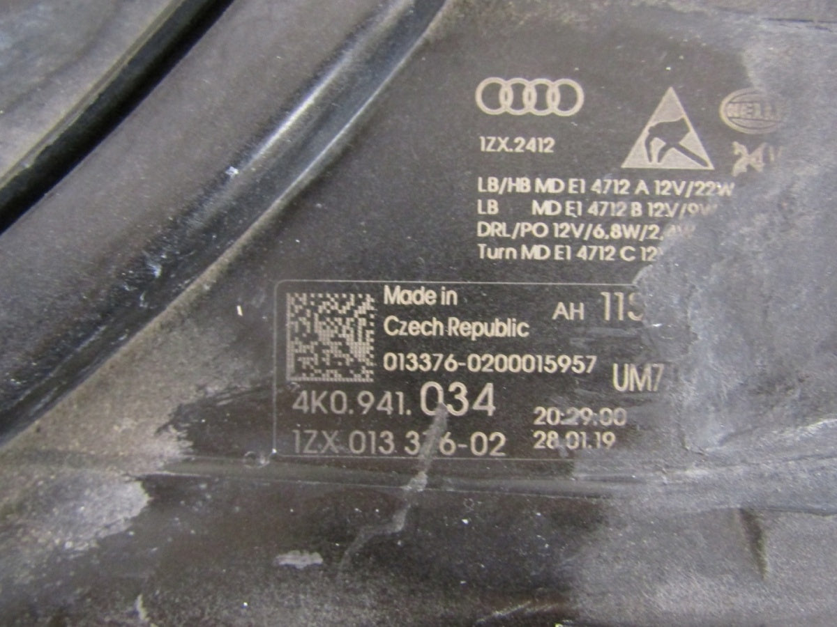 Prednji far AUDI A6 C8 LED 18- RH desni 4K0941034