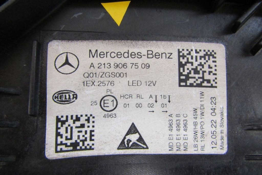 Prednji far Mercedes E klasa W213 LED Lift 20- LH lijevi A2139067509