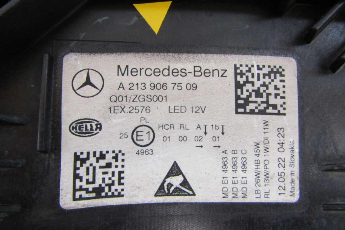 Prednji far Mercedes E klasa W213 LED Lift 20- LH lijevi A2139067509