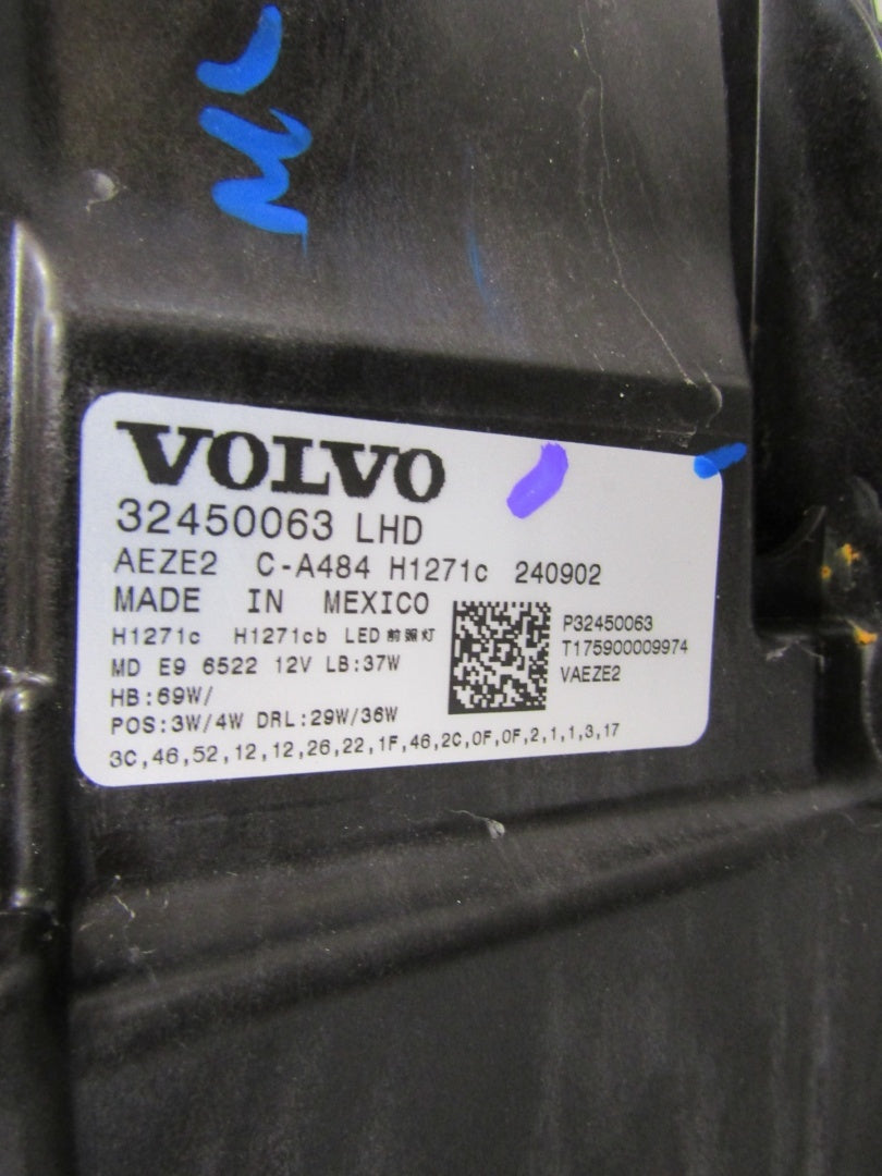 Prednji far VOLVO EX90 FULL LED PIXEL desni RH 22- 32450063