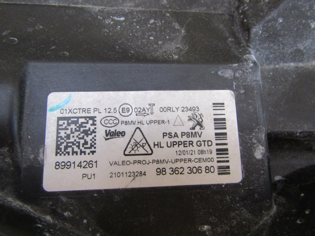 Prednji far Peugeot 3008 II 5008 II LIFT FULL LED LH lijevi 20-24 9836230680