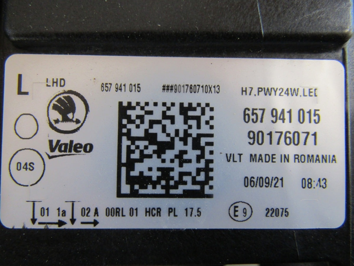 Prednji far SKODA SCALA LED 19-23 LH lijevi 657941015