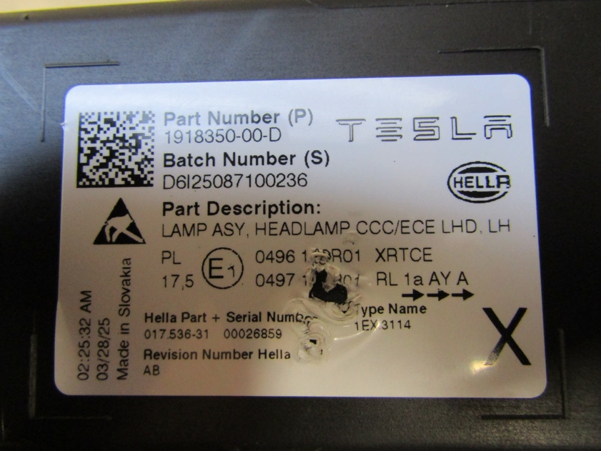 Prednji far TESLA MODEL Y JUNIPER FULL LED LH lijevi 1918350-00-D 25-