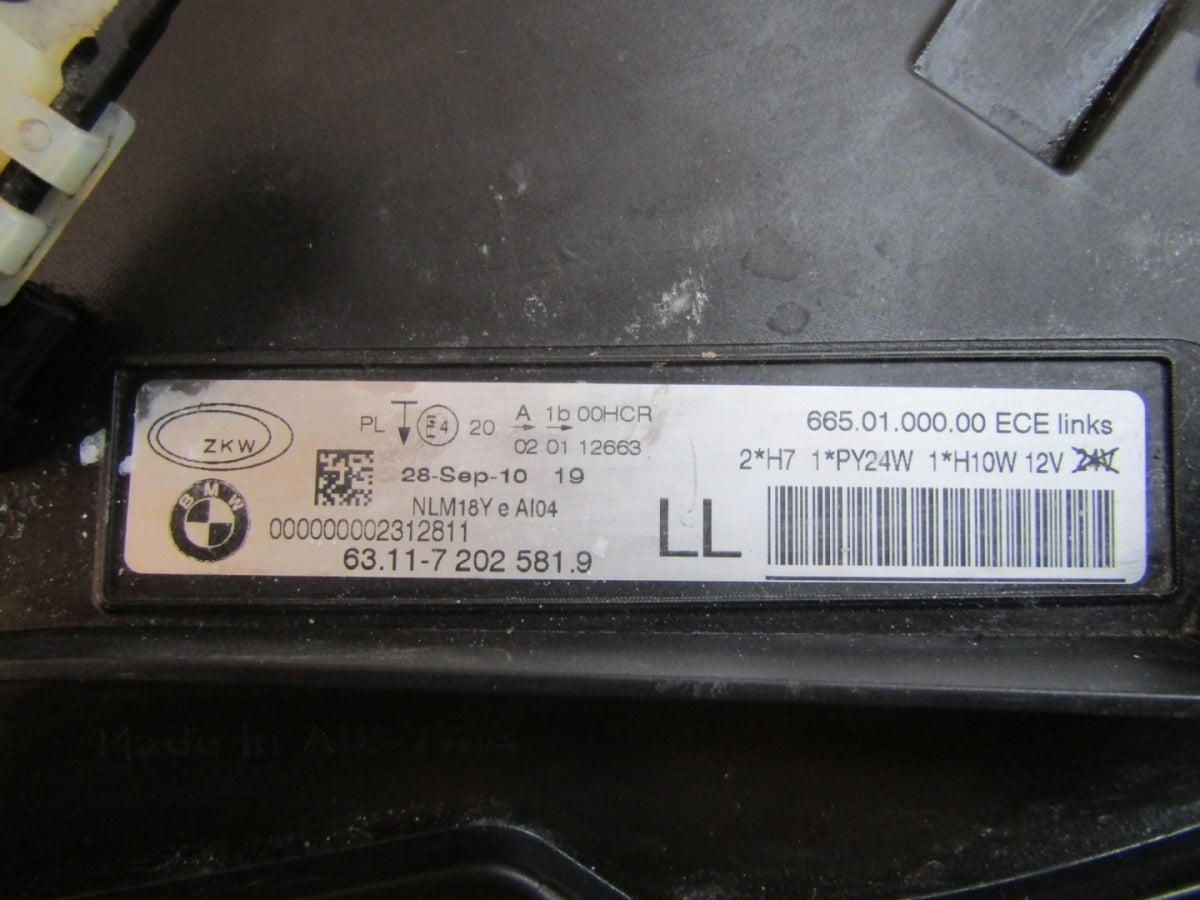 Prednji far BMW 3 E90 E91 LIFT halogen 08-12 LH lijevi 631172025819