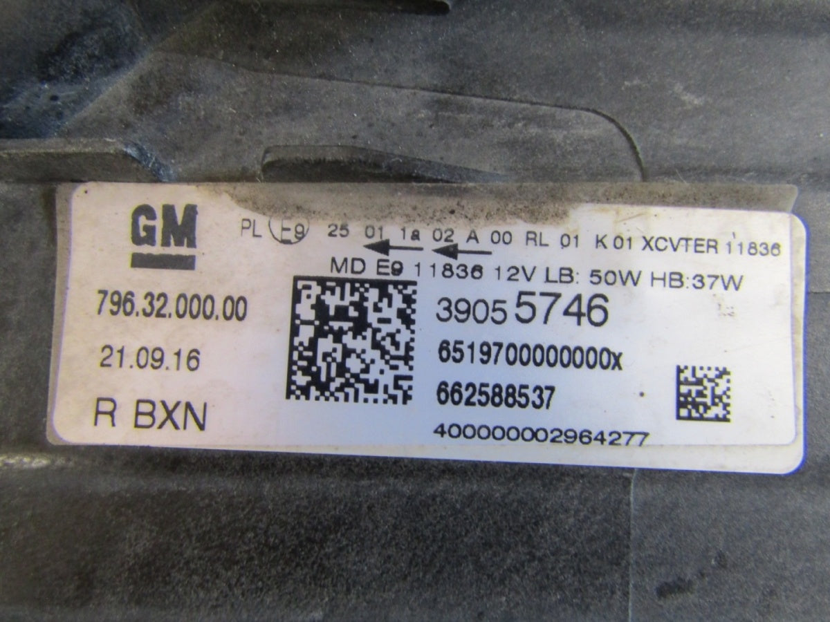 Prednji far OPEL ASTRA K LUX FULL LED RH desni 15-19 39055746 KOMPLETNA
