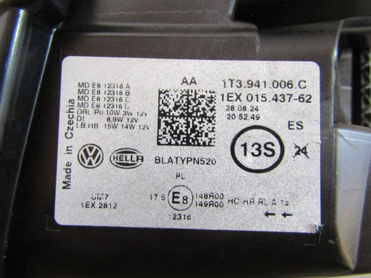 Prednji far VOLKSWAGEN ID BUZZ LED RH desni 1T3941006C 22-